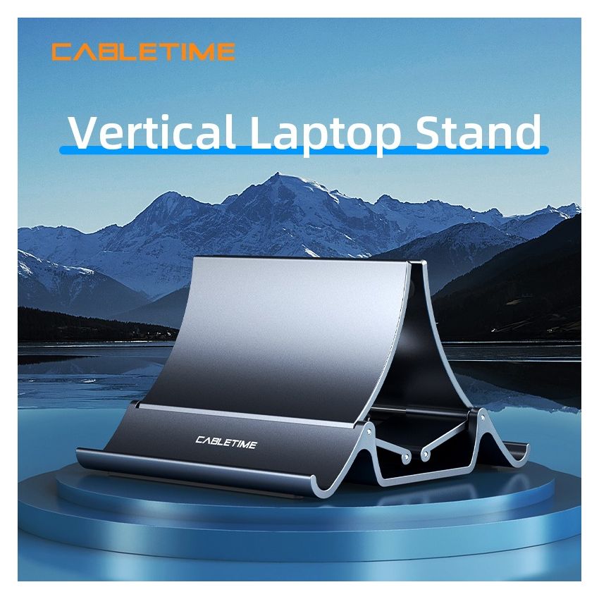 Laptop Stand Holder Vertical Gravity Adjustable Holder For Desk