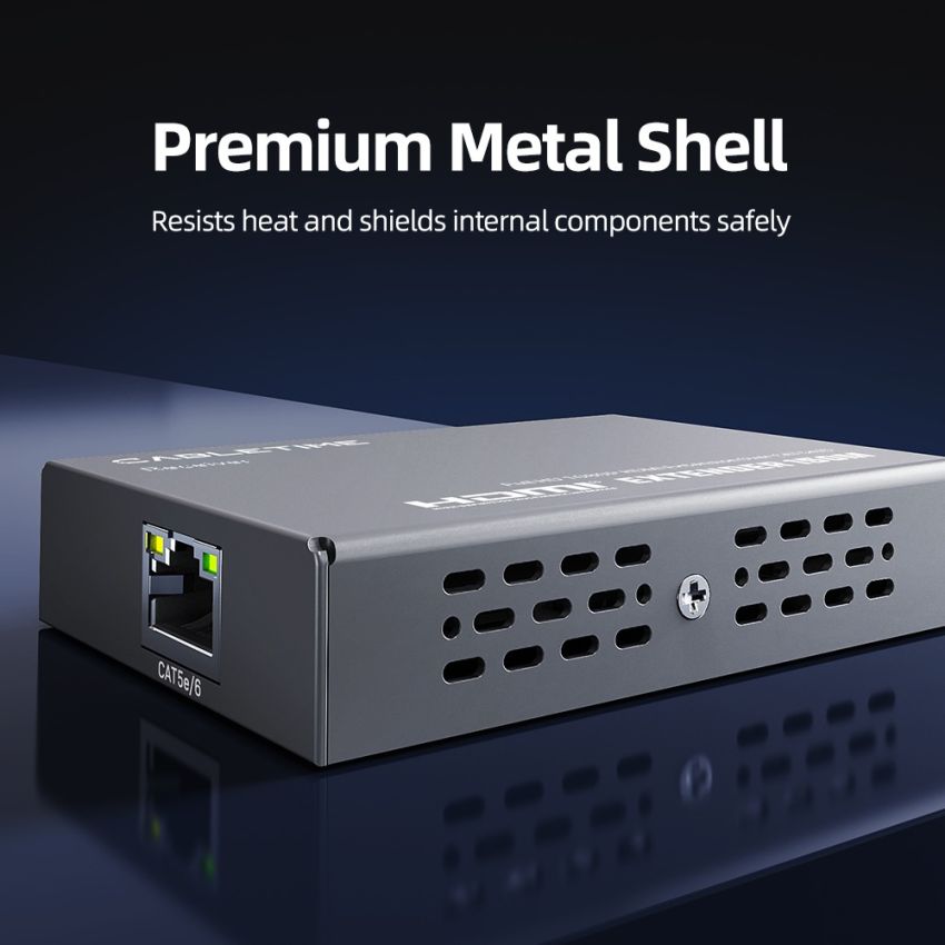 HDMI Extender Over LAN 150M Full HD 1080P 60Hz RJ45 Cat5e Cat6 Splitter Loop Out IR Remote Support