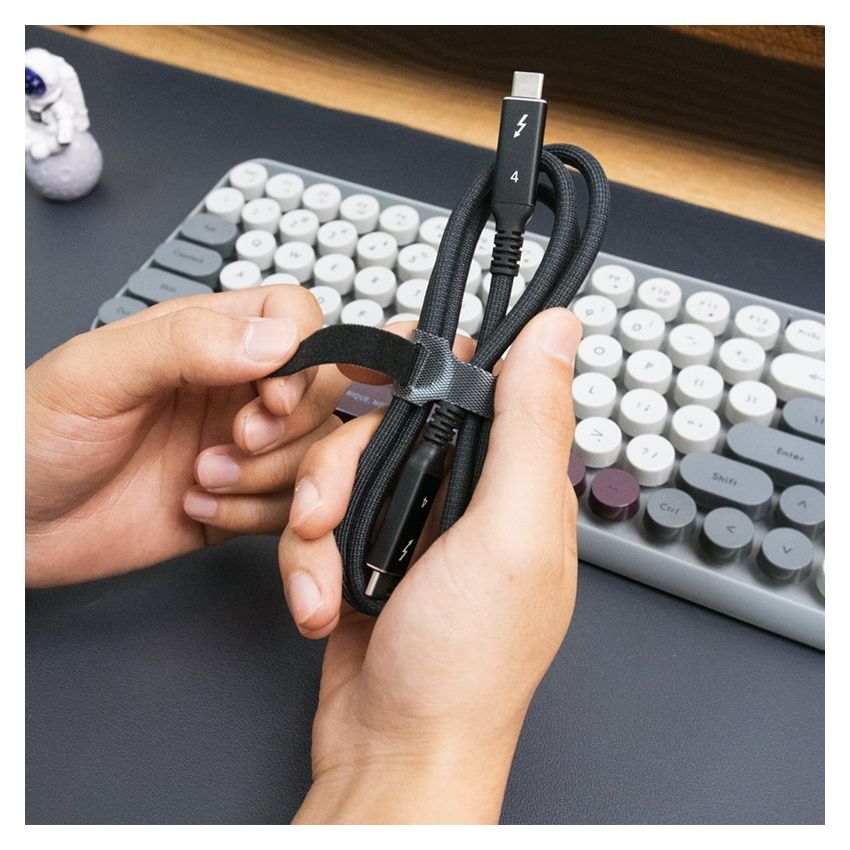 Kabel Winder Ties Nylon Blended with Buckle