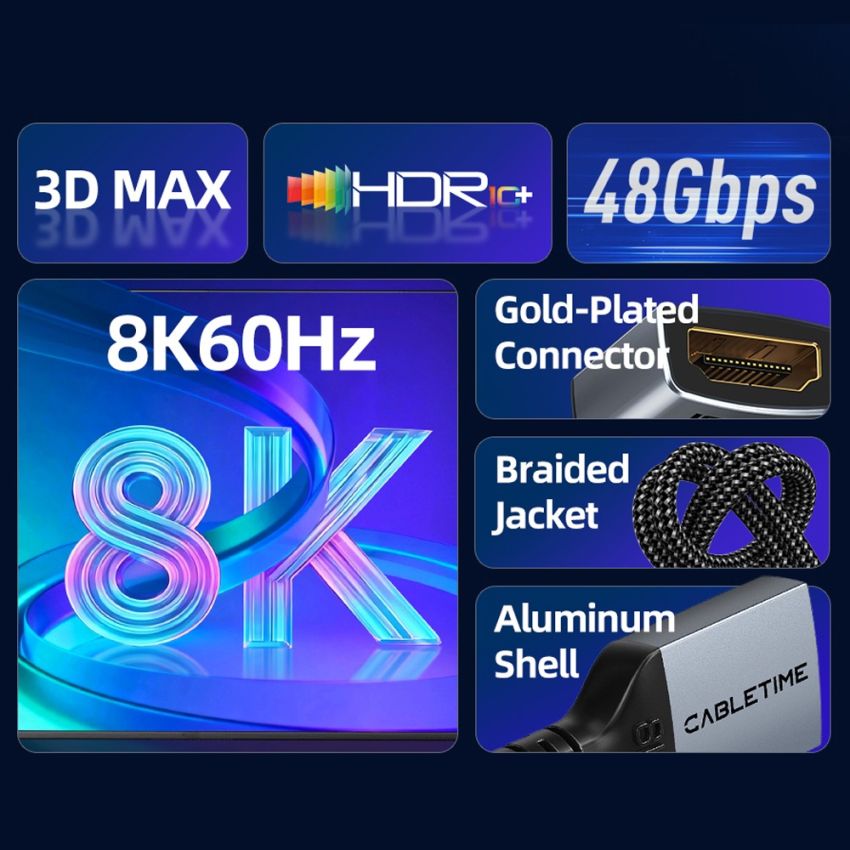 Kabel HDMI Female to Female Extension Perpanjangan HDMI 2.1