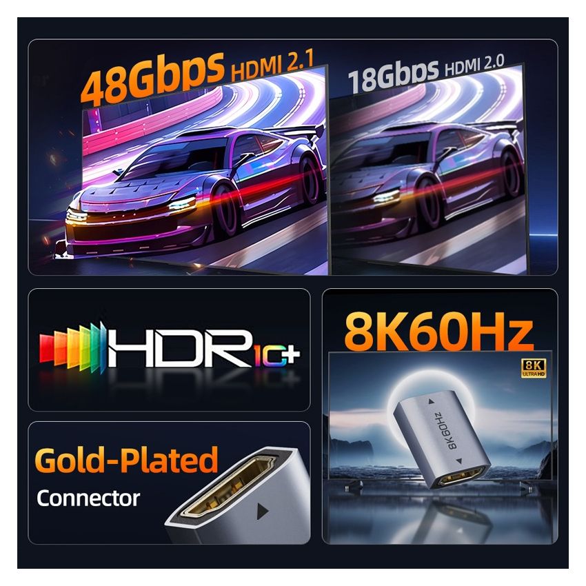 HDMI Female to Female Adapter HDMI Coupler High Quality