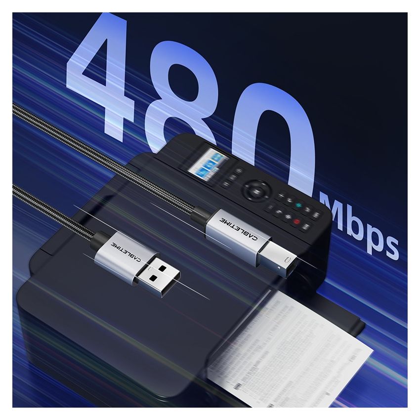 Kabel Data USB-A 2.0 Male to USB-B Male For Scanner Printer DAC