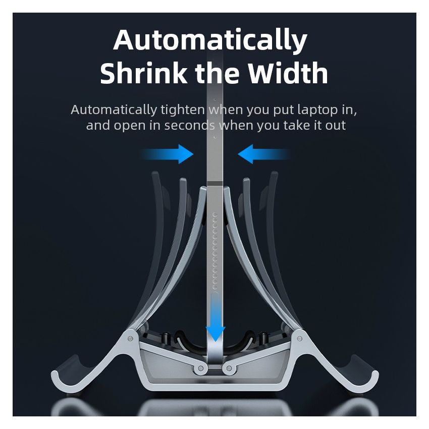 Laptop Stand Holder Vertical Gravity Adjustable Holder For Desk