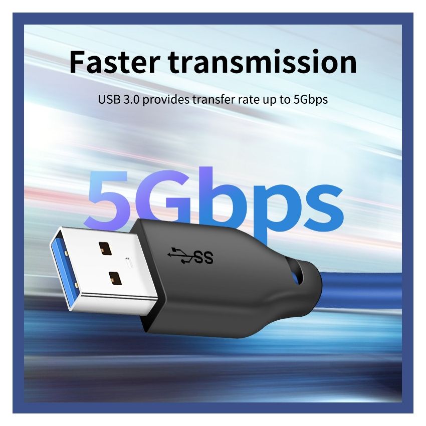 Kabel USB Printer 3.0 USB-A to USB-B Male to Male Untuk Scanner