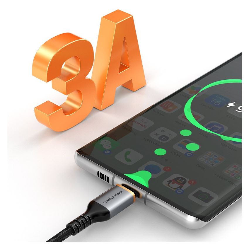 Kabel Charger USB A to USB C Fast Charging 3A High Speed Quality