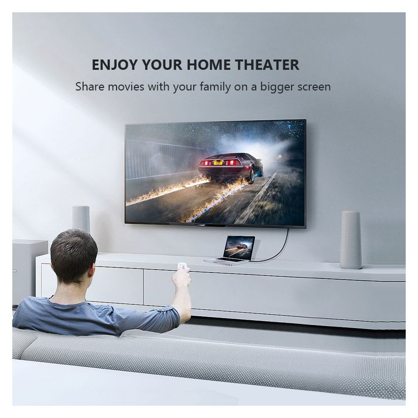 Kabel DisplayPort to HDMI 4K Conveter DP to HDMI