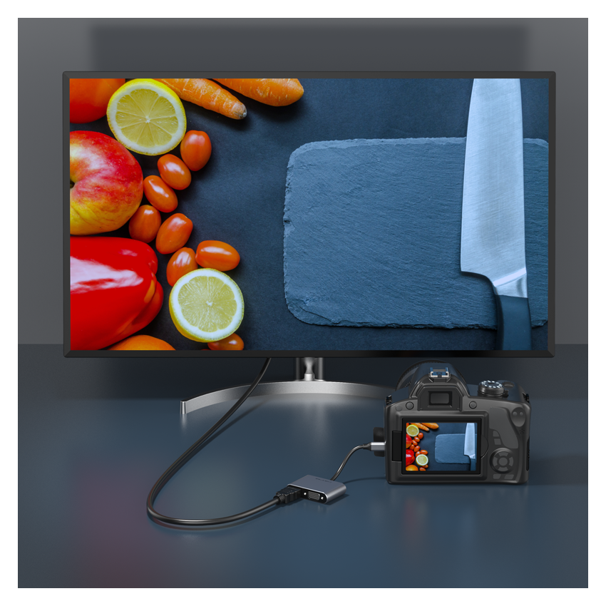 USB C to HDMI VGA Converter 4K Video Display Premium