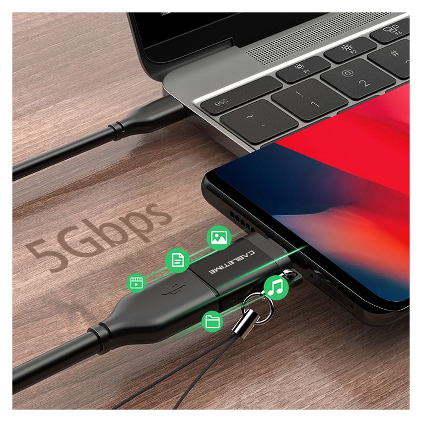 USB OTG USB-C to USB 3.0 Female Adapter OTG Converter Portable