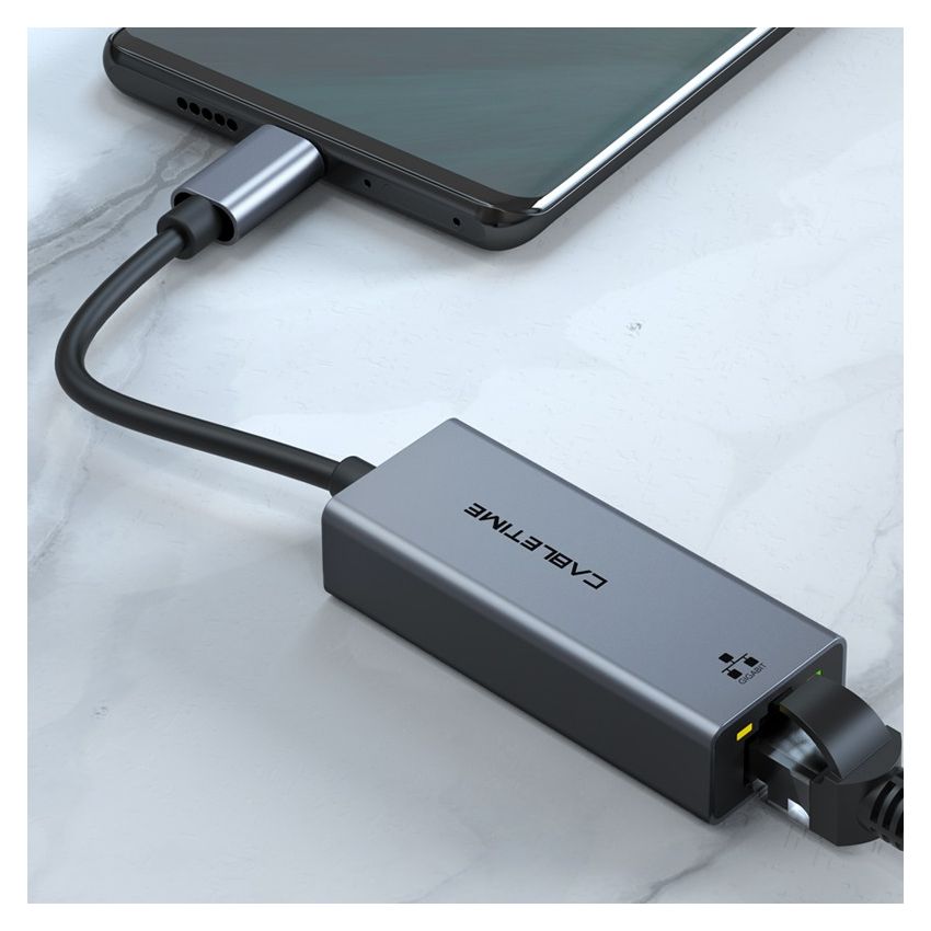 Adapter USB Type-C to RJ45 Gigabit Ethernet LAN