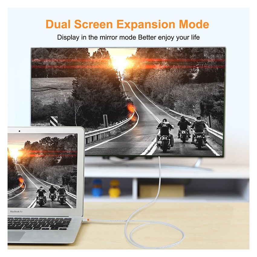 Kabel Mini DisplayPort to VGA Monitor Display Cable