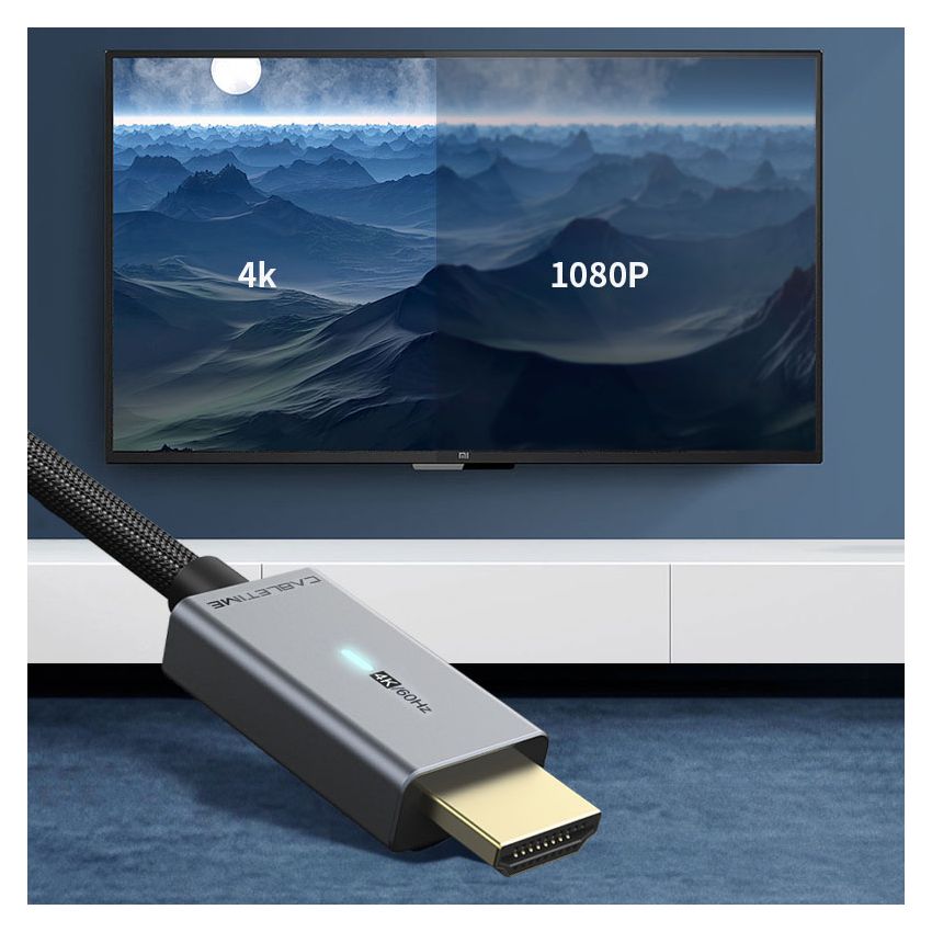 Kabel DisplayPort to HDMI 4K Conveter DP to HDMI