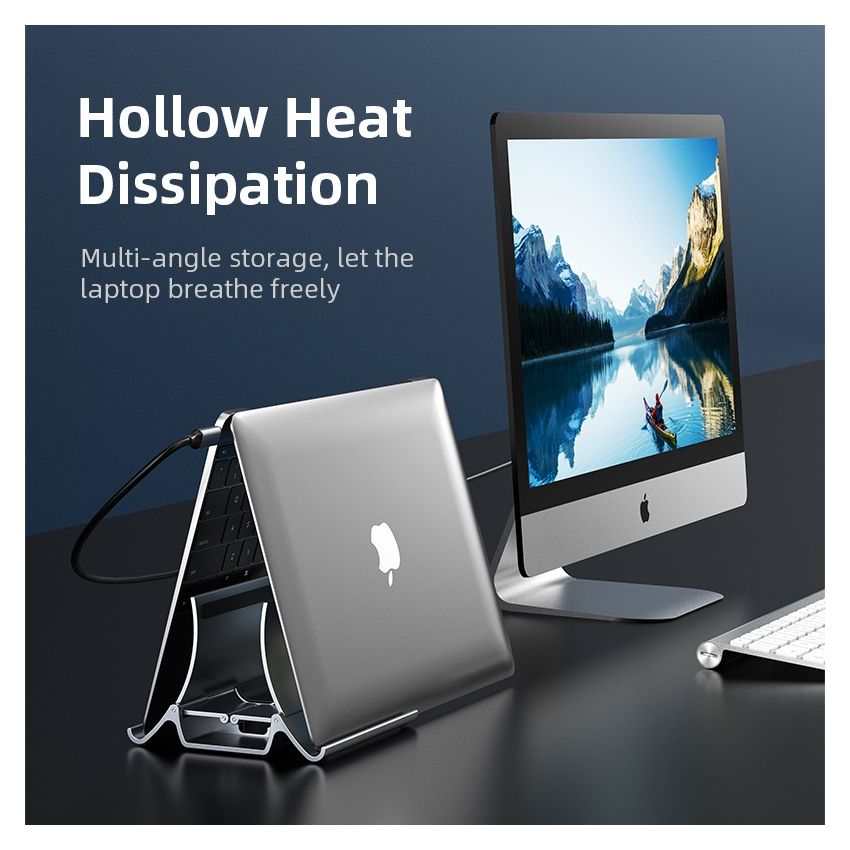 Laptop Stand Holder Vertical Gravity Adjustable Holder For Desk