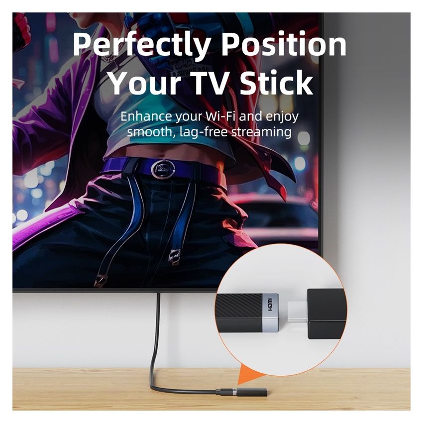 Kabel HDMI Extension 4K Perpanjangan HDMI Male To Female