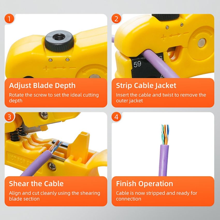 Pengupas Kabel LAN Stripping Tool Cable Stripper
