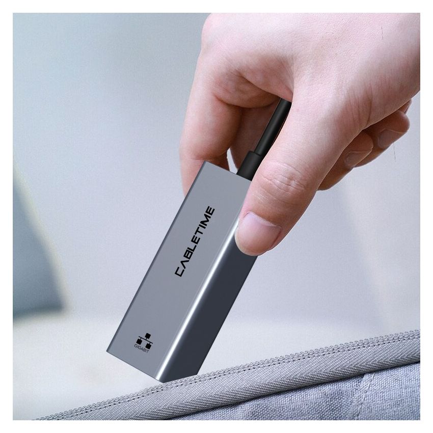 Adapter USB Type-C to RJ45 Gigabit Ethernet LAN