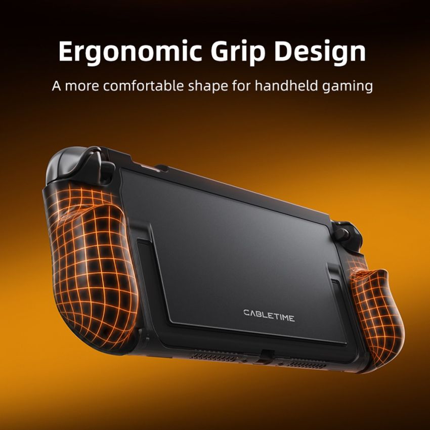Protection Case for Nintendo Switch 2 Dockable Kickstand TPU PC Hybrid Protective Cover Casing Gaming