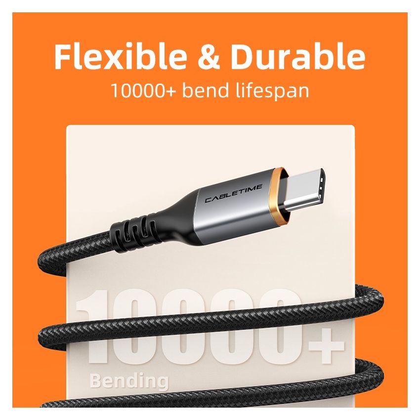 Kabel Data USB A to USB C Fast Charging 3A Untuk Android