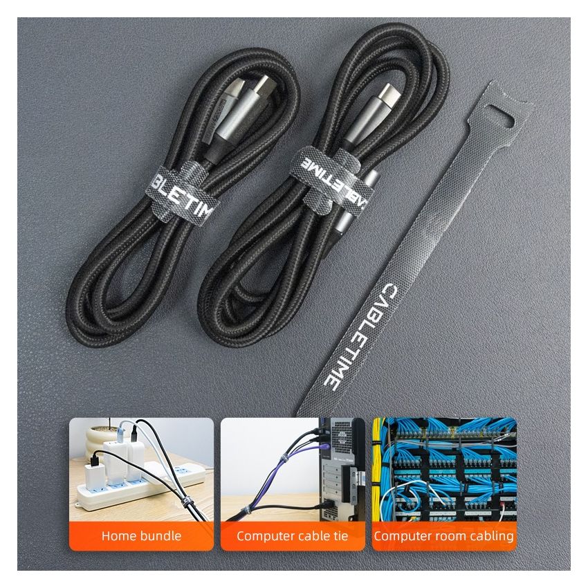 Kabel Winder Ties Nylon Blended with Buckle