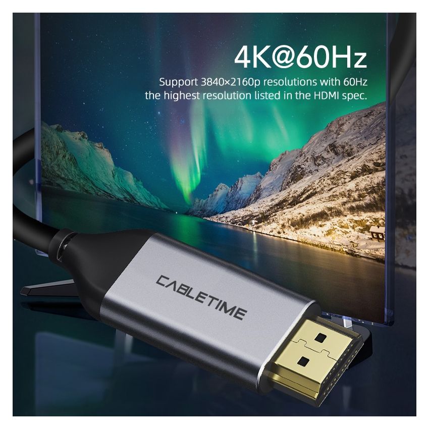 Kabel USB Type C to HDMI Thunderbolt 3