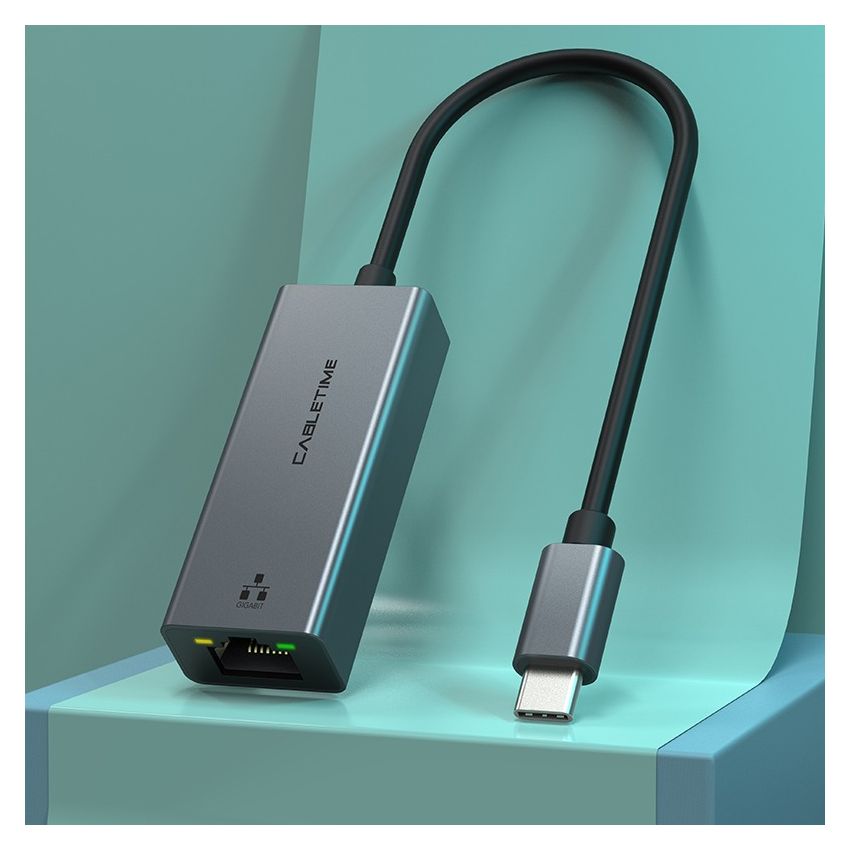 Adapter USB Type-C to RJ45 Gigabit Ethernet LAN