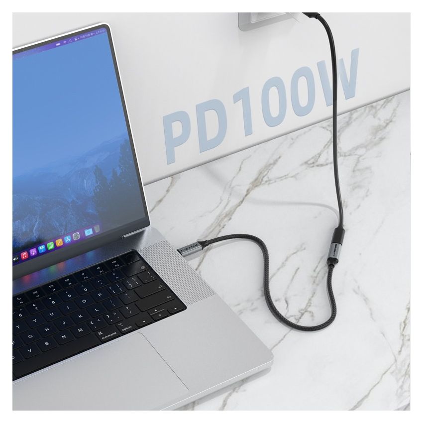 Kabel Extension USB C Thunderbolt 3 PD 100W Fast Charging Male