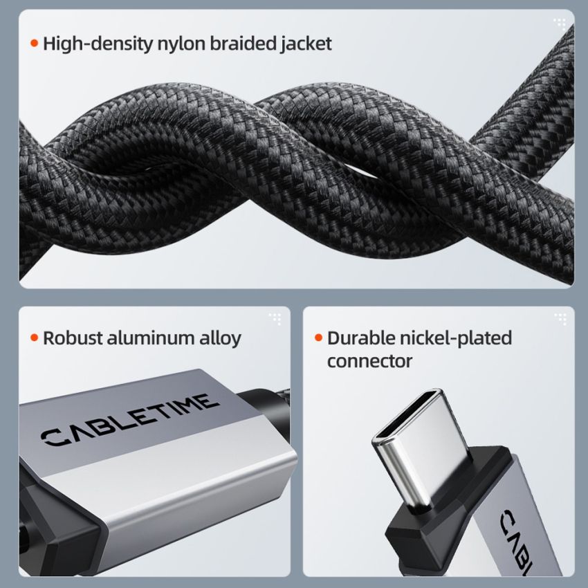 Kabel Data USB 4 v2.0 8K60Hz 240W High Speed Data Transfer