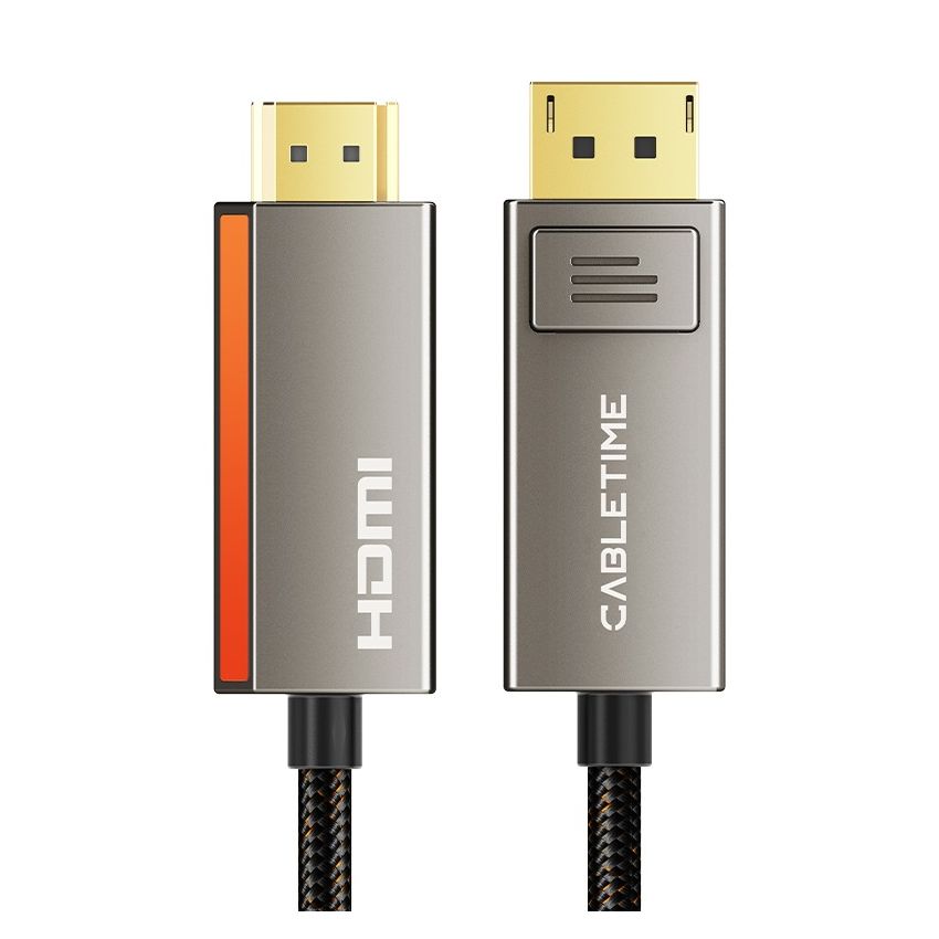 Kabel DisplayPort to HDMI 2.1 DP to HDMI Cable 8K 60Hz 4K 120Hz
