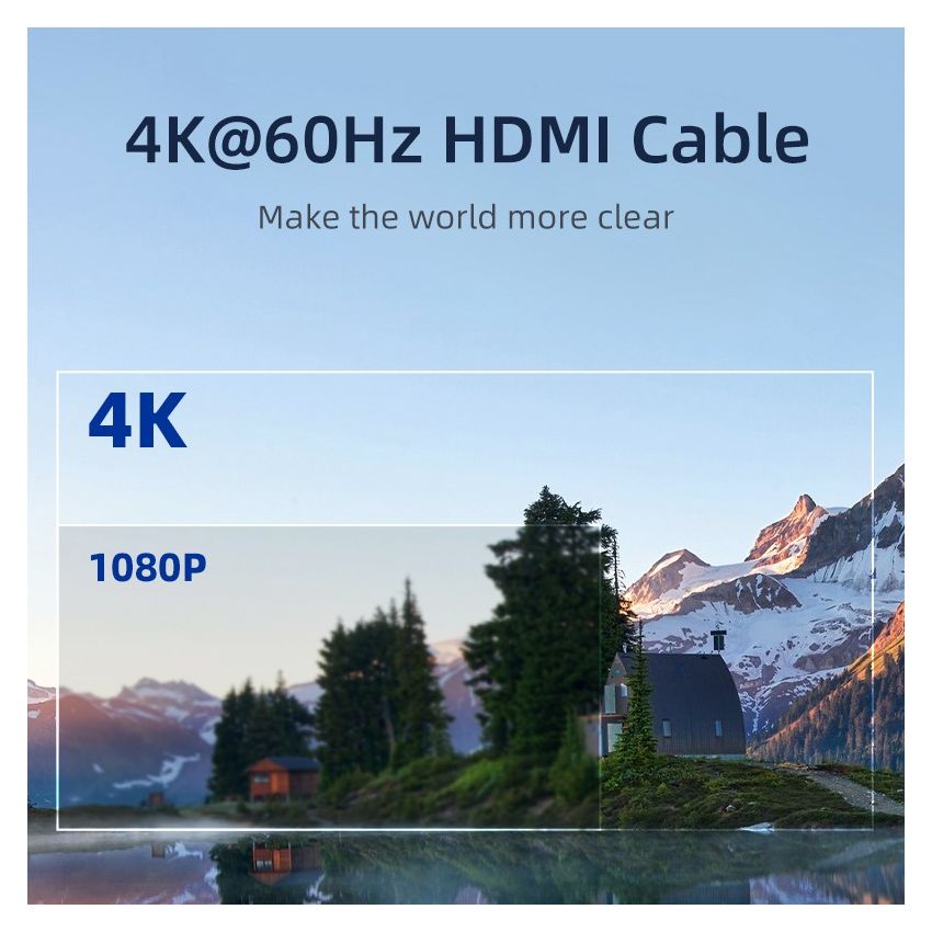 Kabel HDMI 4K Ultra HD 2.0 HDR High Speed Ultra Thin Slim