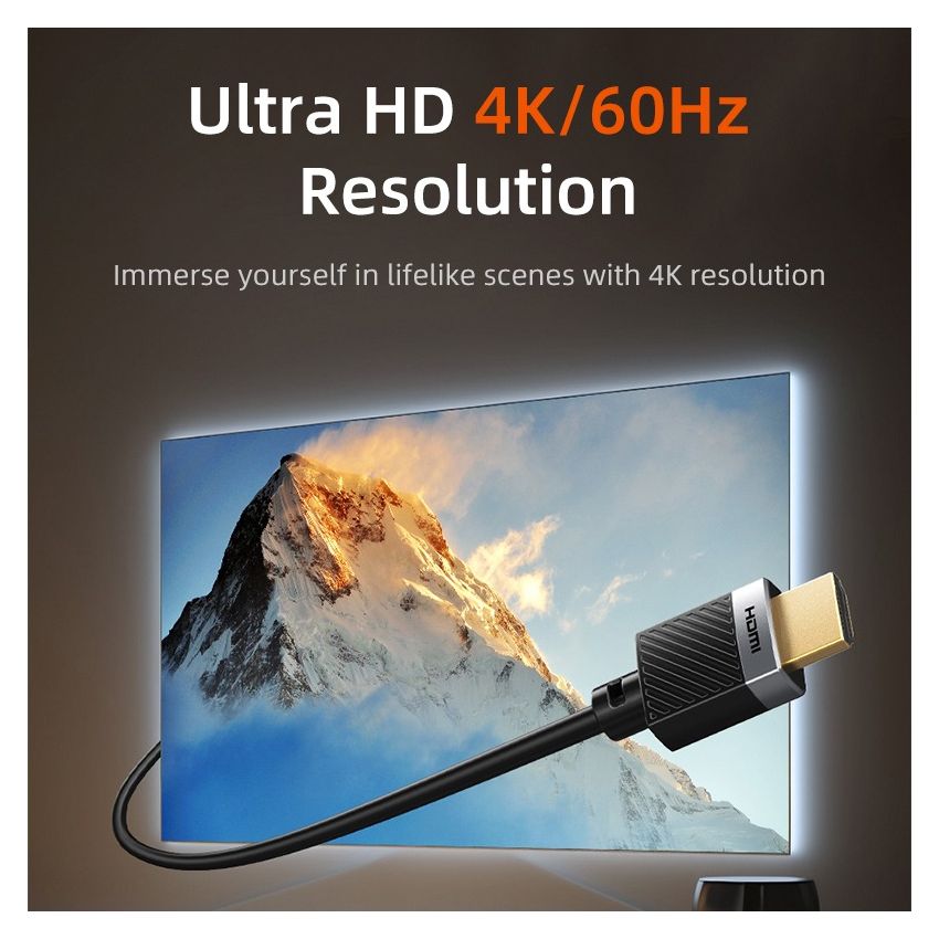 Kabel HDMI Male to Male 2.0 Ultra HD 4K 1080p HDR ARC