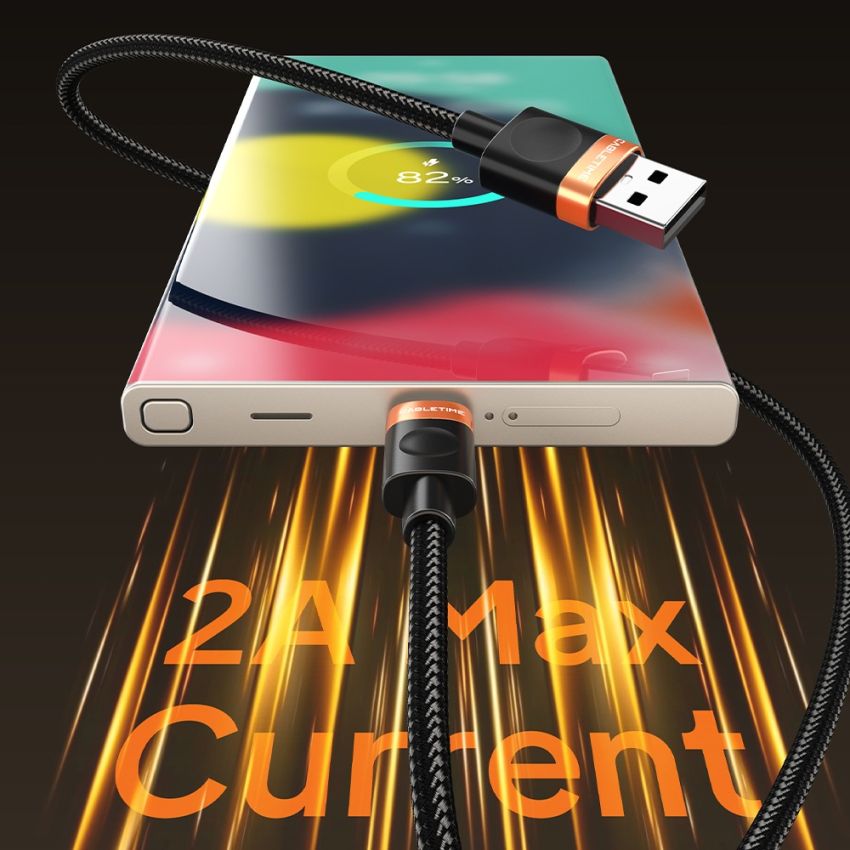 Kabel Casan Hp Charger Android USB A to C Untuk Universal Phone