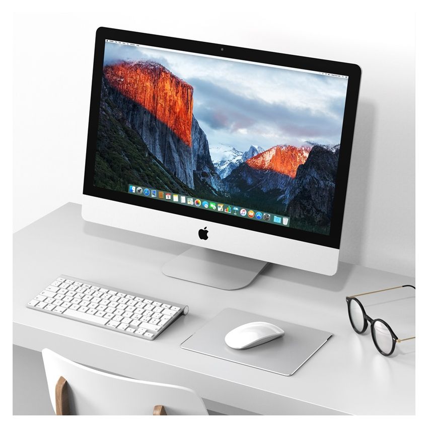 Mousepad Gaming Premium DeskMat Aluminum Metal Smooth