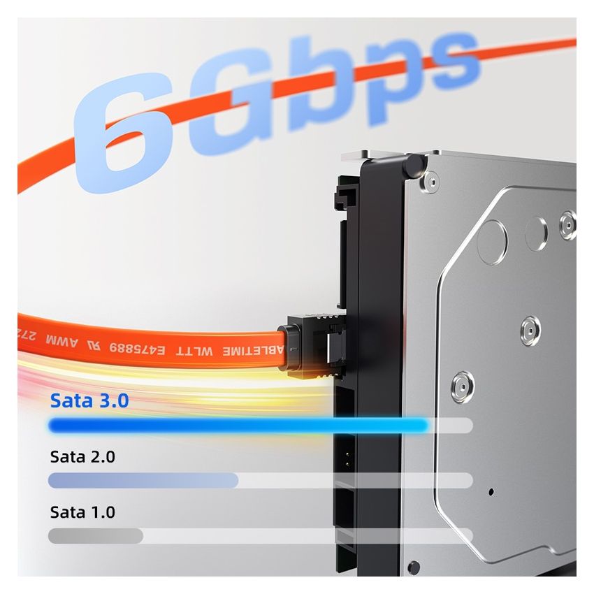Kabel Data Sata 3.0 III Harddisk HDD SSD 6 Gbps