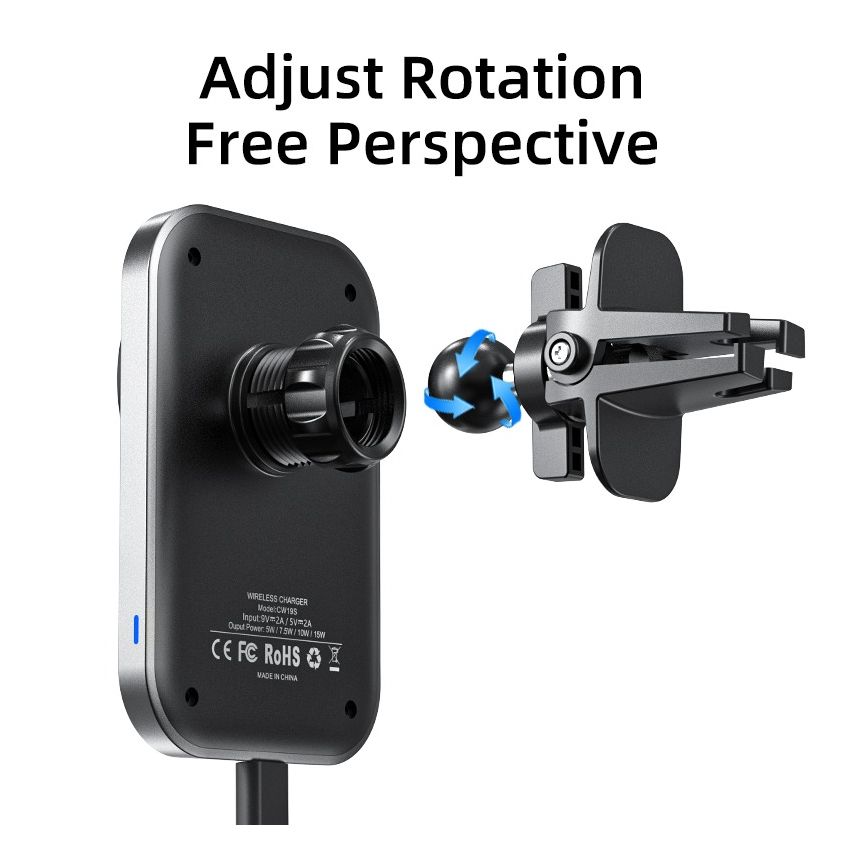 Car Holder Phone Wireless Charger For Car Mount Mobile Phone