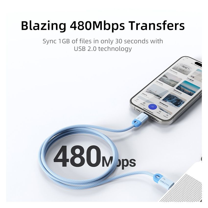 Kabel Data Pengisian cepat USB C to USB C 60W 