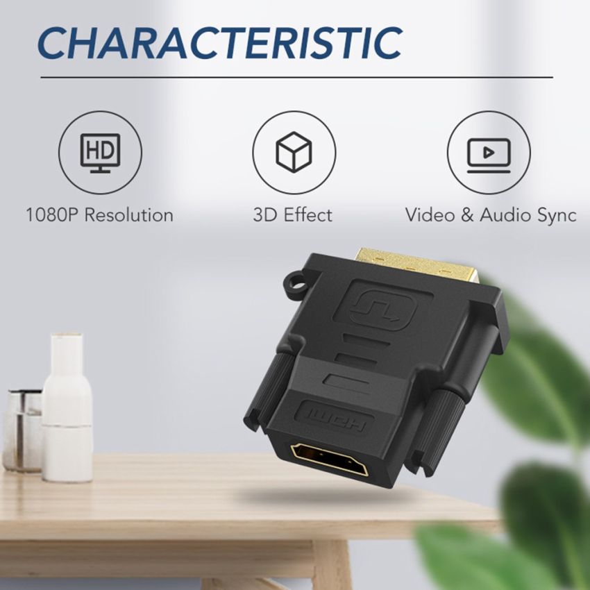 Adapter HDMI To DVI-D Female HDMI To DVI 24+1 Display