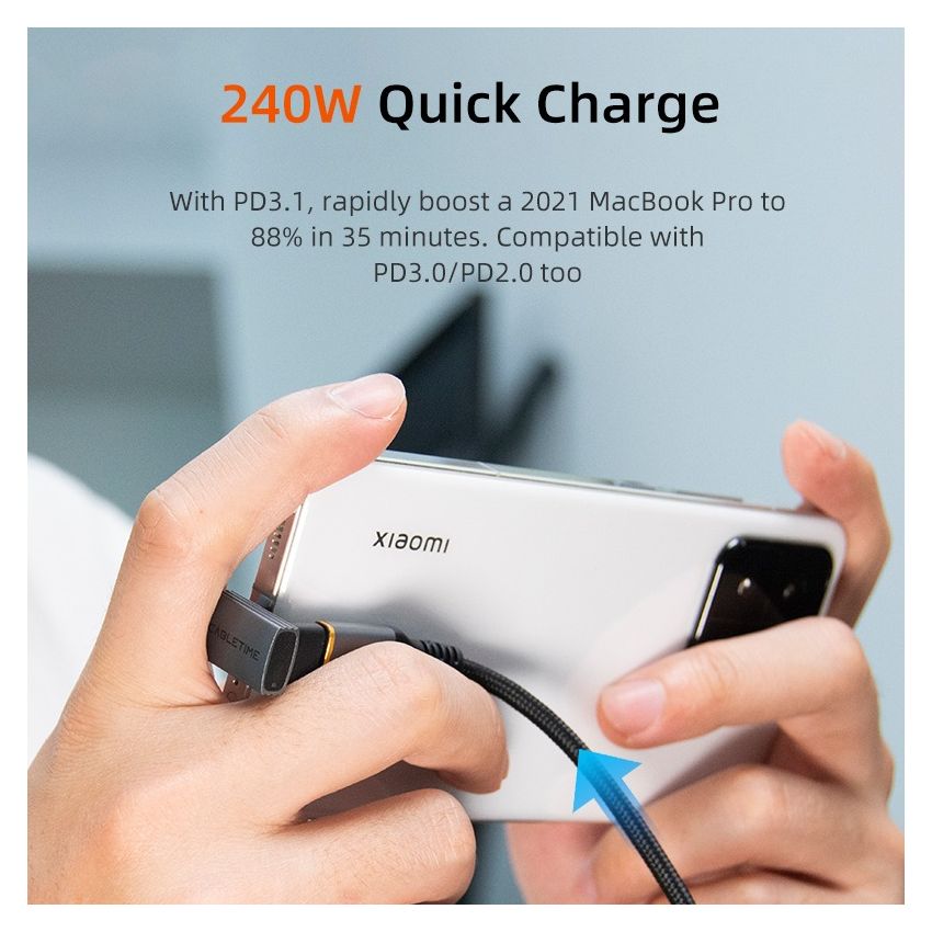 Adapter Converter USB-4 240W 8K 5A Type-C