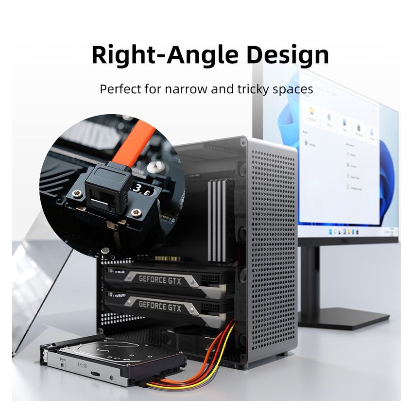 Kabel Data Sata 3.0 III Harddisk HDD SSD 6 Gbps