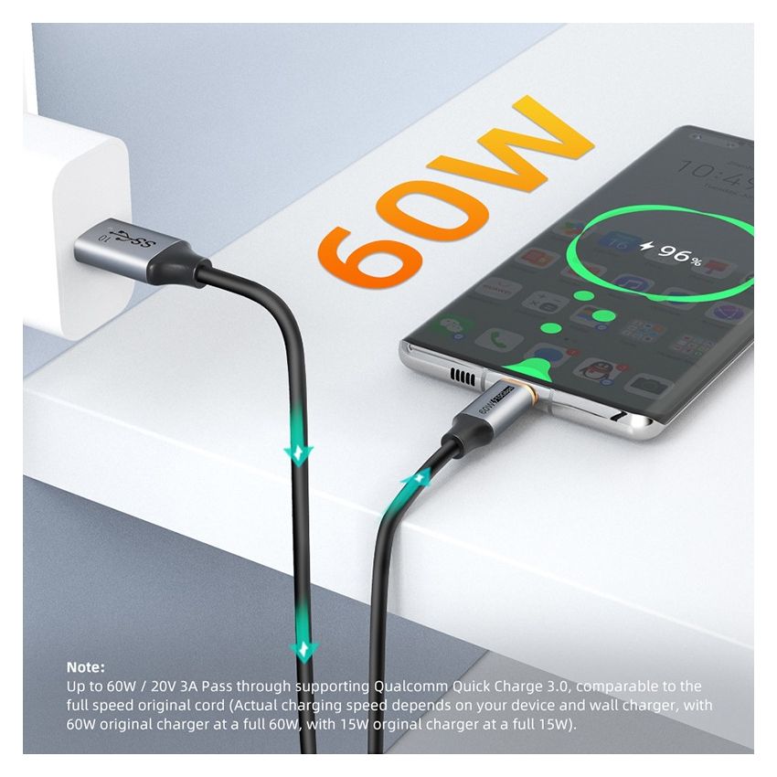 Kabel Data USB Type C 3.1 Gen 2 3A Fast Charging Cable