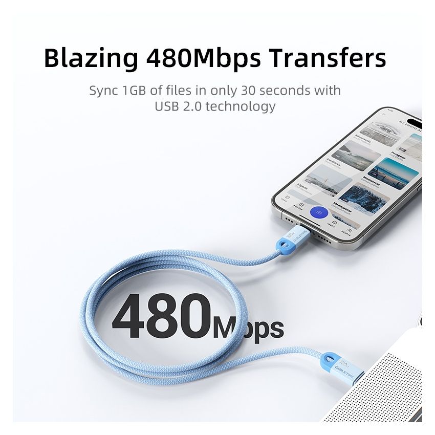 Kabel Data Fast Charger USB-C to C PD 100W USB Type C