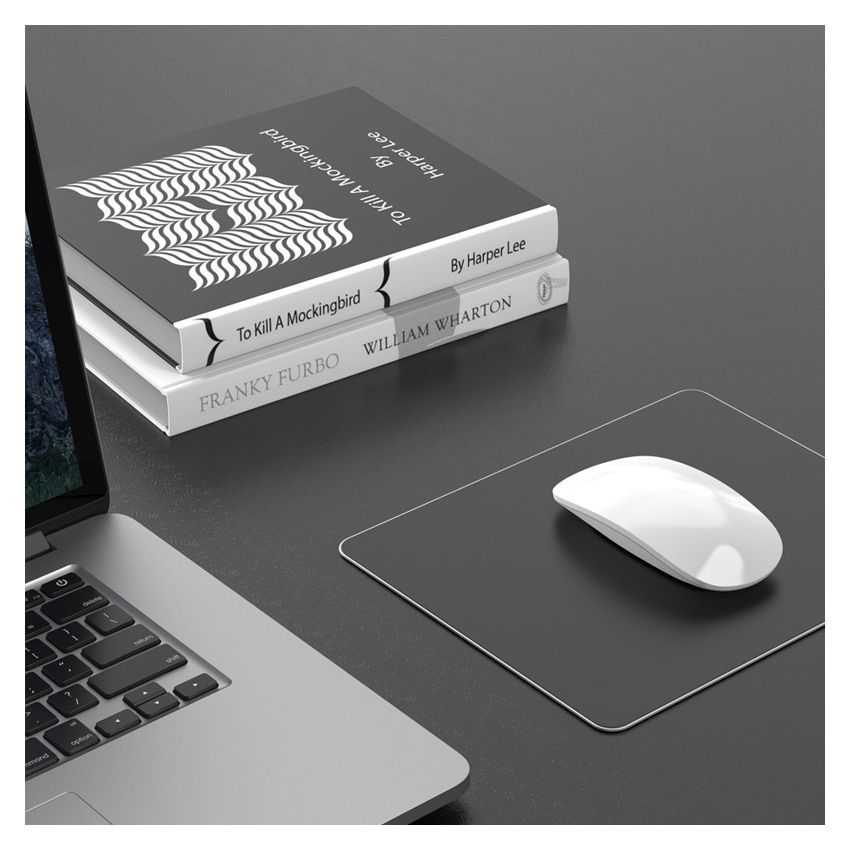 Mousepad Gaming Premium DeskMat Aluminum Metal Smooth