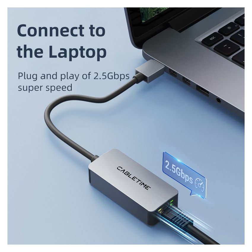 USB 3.0 A to RJ45 Gigabit Ethernet Adapter