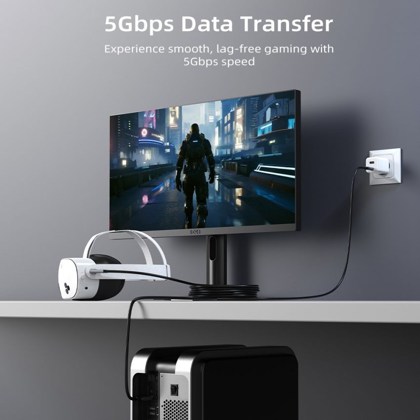 Kabel Data VR Gaming PC Oculus Quest Link USB C 5Gbps