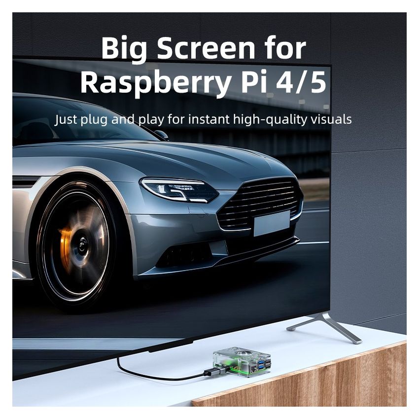 Adapter Micro HDMI Male to HDMI Female Converter Bidirectional 8K 