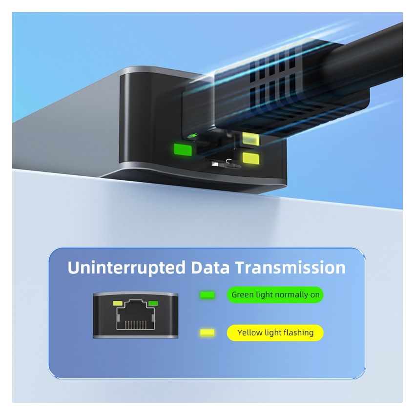USB 3.0 A to RJ45 Gigabit Ethernet Adapter