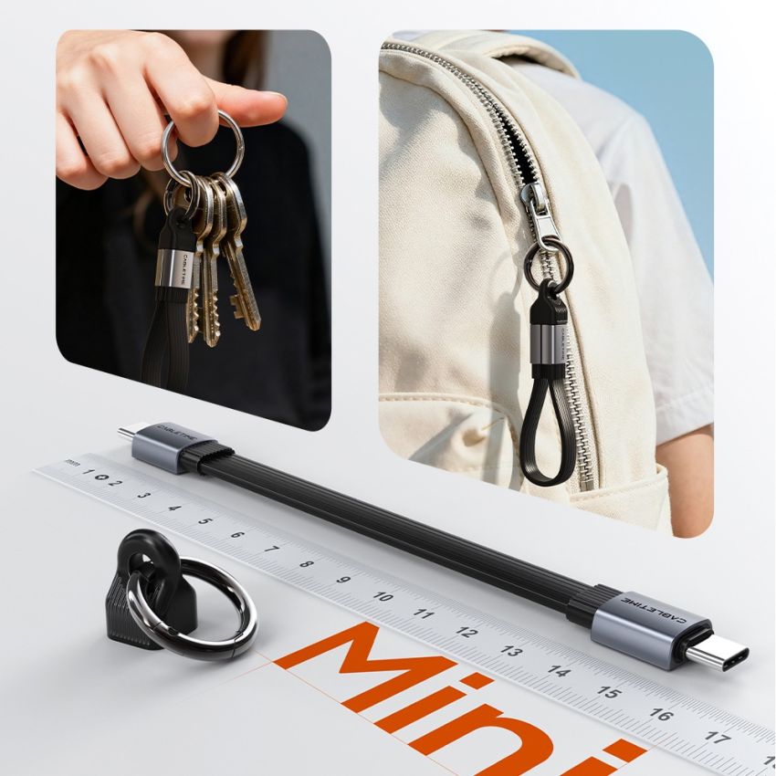 Kabel USB4 V2.0 240W 8K PD w/ Keychain Cable