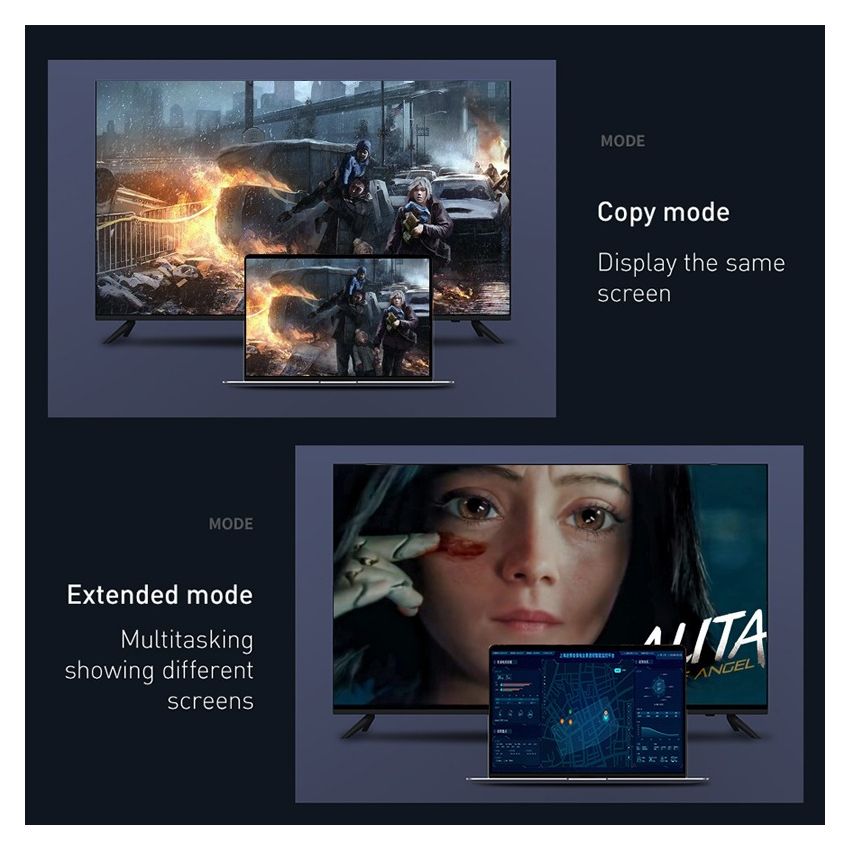 Kabel USB Type C to HDMI 4K 60hz Converter HDMI