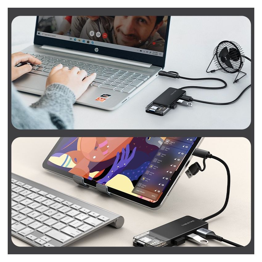USB Hub Type C to 4 Port USB 3.2 Hub 10Gbps Hub