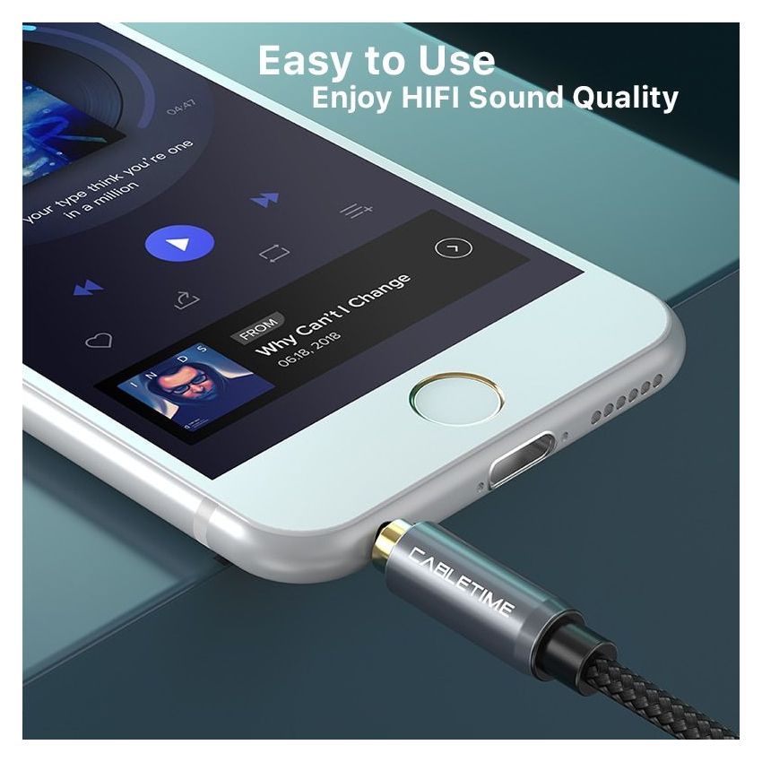 Kabel Aux Audio Splitter 3.5mm Male to 2 Female