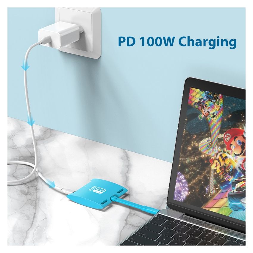 3 In 1 USB C Hub Switch Dock for Nintendo Switch OLED