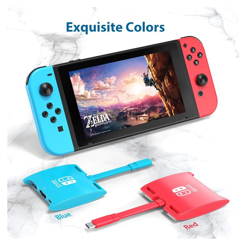 3 In 1 USB C Hub Switch Dock for Nintendo Switch OLED